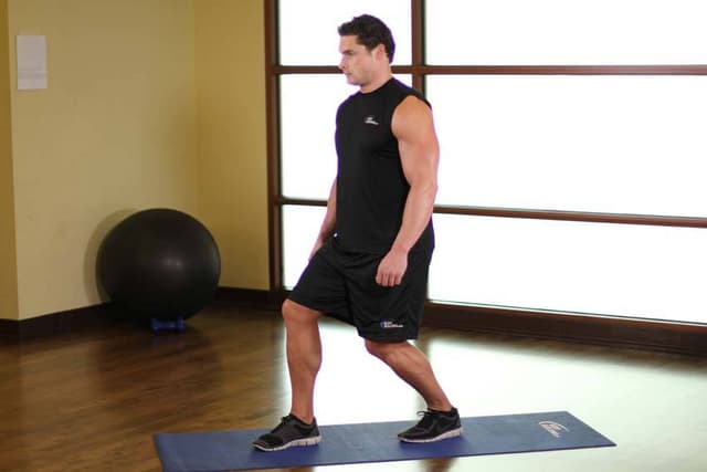 Standing Soleus And Achilles Stretch