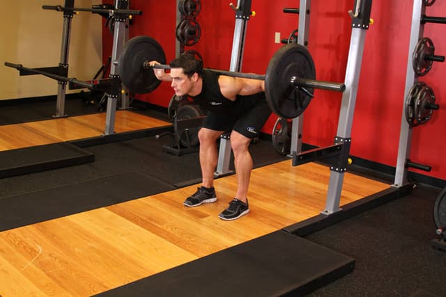 Stiff Leg Barbell Good Morning - view 2