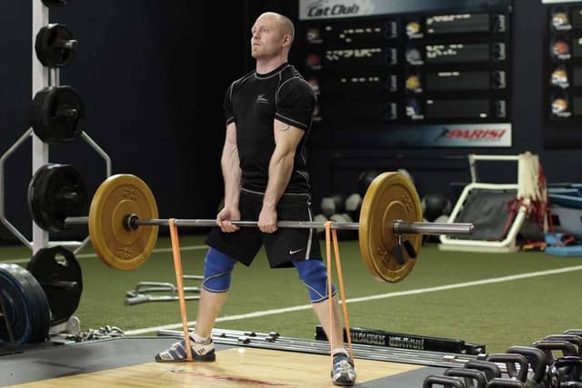 Sumo Deadlift with Bands - view 2