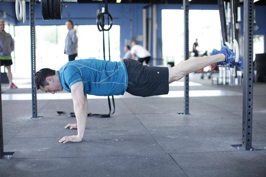 Suspended Reverse Crunch