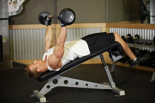 Wide-Grip Decline Barbell Pullover