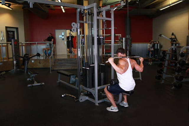 Wide-Grip Pulldown Behind The Neck